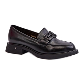 Mocassini da donna con decorazioni Vinceza 63501 nero
