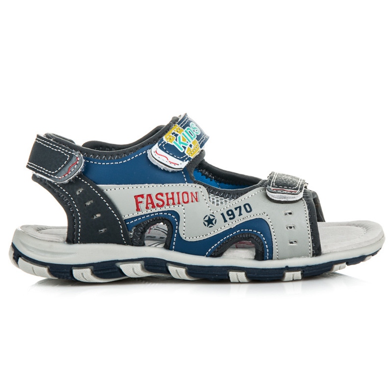Linshi Sandali in velcro per un ragazzo blu