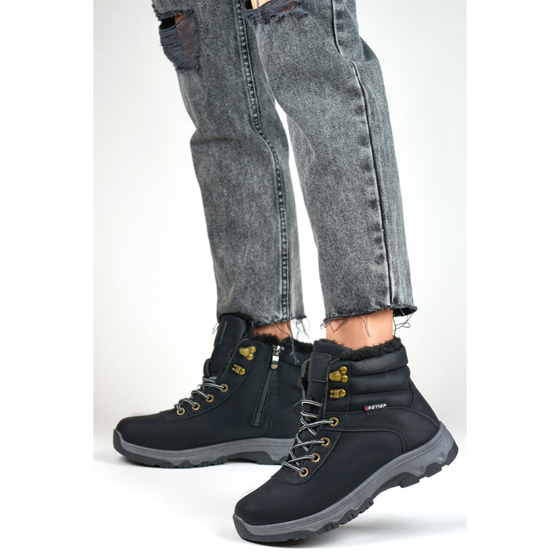 Scarpe da Trekking Modello 1696-1B Nero - PRIMO