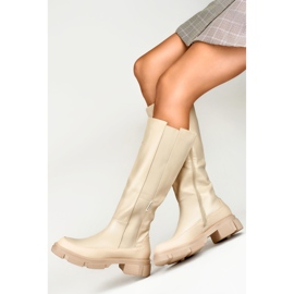Stivali Modello JH-21-7BE Beige - PRIMO