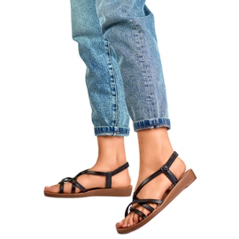 Sandali da donna PS07B Neri nero