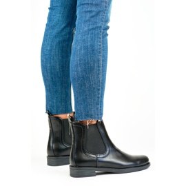 Stivaletti Chelsea da donna MR-15B Neri nero
