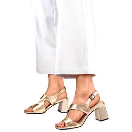 Sandali da donna GD-FL1146GO Oro d'oro
