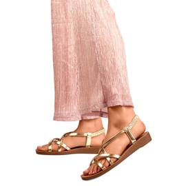 Sandali da donna PS07GO oro d'oro