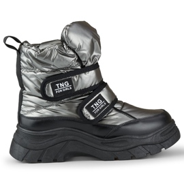 Doposci chiusi con Velcro 22-PY16062SI grigio