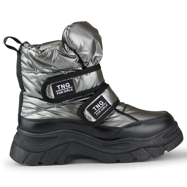 Doposci chiusi con Velcro 22-PY16062SI grigio