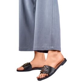 Infradito da Donna con Decorazione 5174B nero