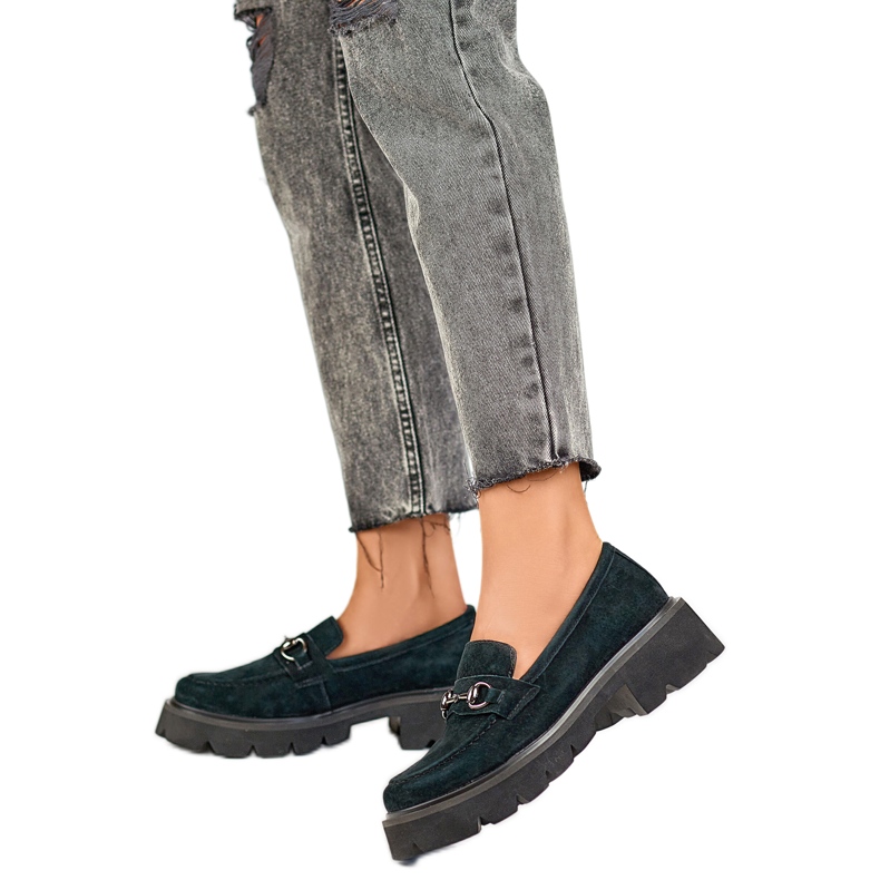 Scarpe da donna con decorazione 24-7888B nero