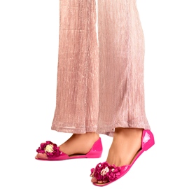 Ballerine da donna con decorazione CK298FU rosa