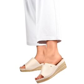 Ciabatte da donna GD-FL1245BE beige
