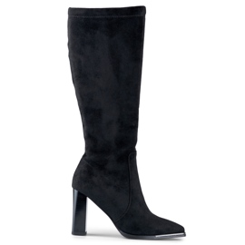 Stivali da donna neri GD-FL3040B nero