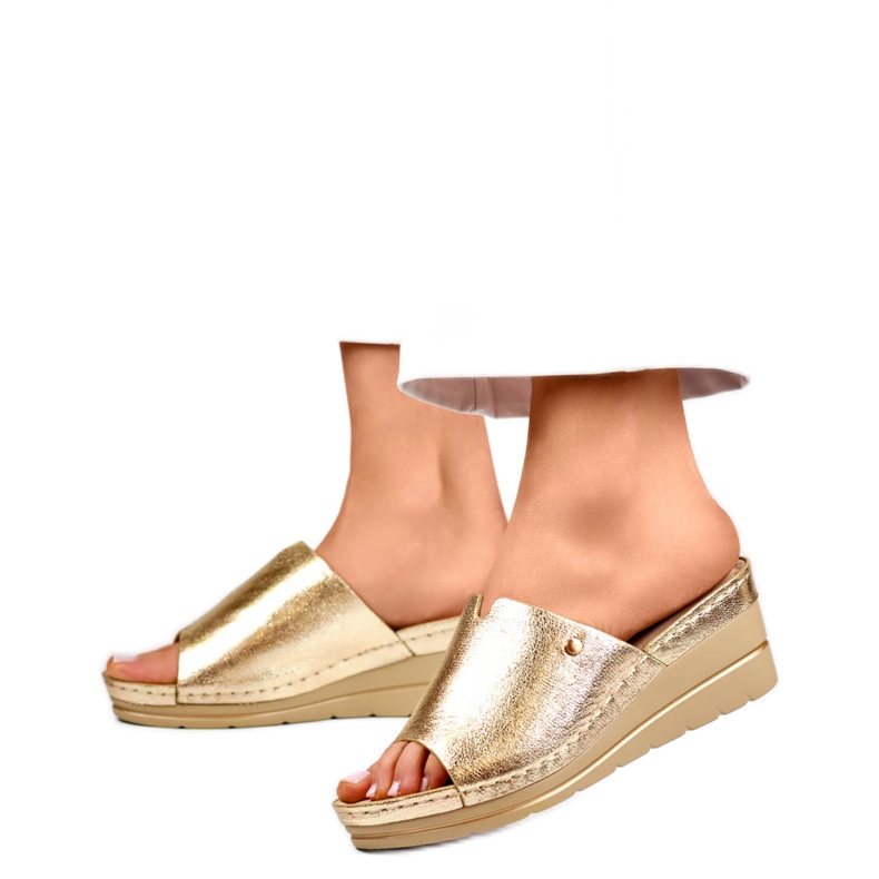 Infradito oro da donna GD-FL1245GO d'oro