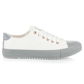 Seastar Scarpe Da Ginnastica Legate Su Una Piattaforma Colorata bianco