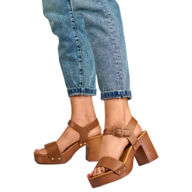 Sandali da donna 3993CA marrone