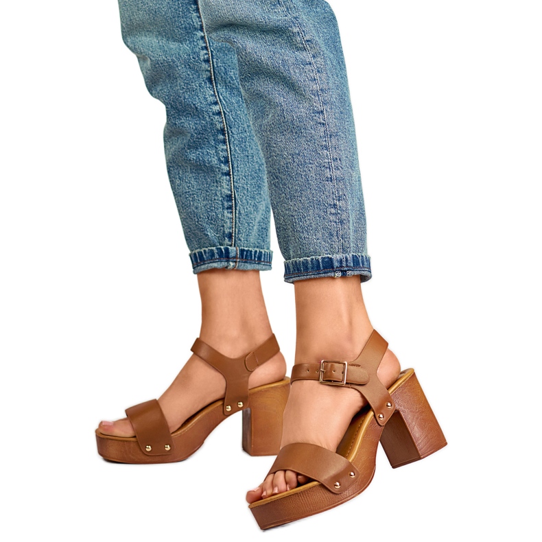 Sandali da donna 3993CA marrone