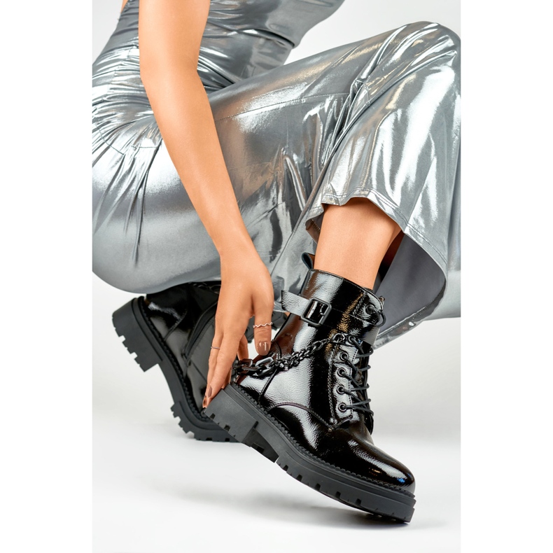 Operai Modello 250013B-LA Lacca Nera - PRIMO nero