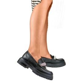 Scarpe da donna con decorazione 7961B nero