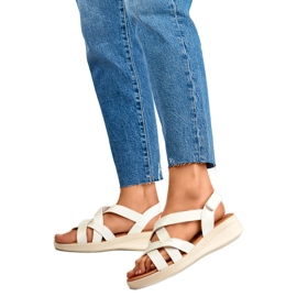 Sandali da donna QQ-397W bianco