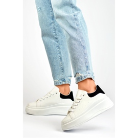 Scarpe Sportive Modello LL23171W/B Bianco/Nero - PRIMO bianca