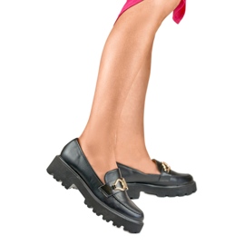 Scarpe da donna con decorazione B2733B nero