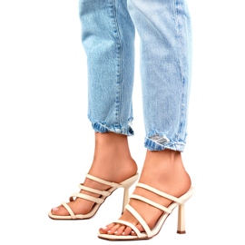 Infradito eleganti da donna 4772BE beige