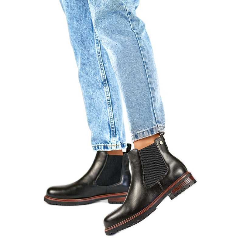 Stivaletti Chelsea Modello GD-WL71B nero