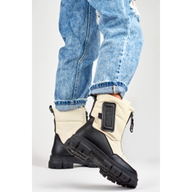 Doposci Modello H-07BE Beige/Nero - PRIMO