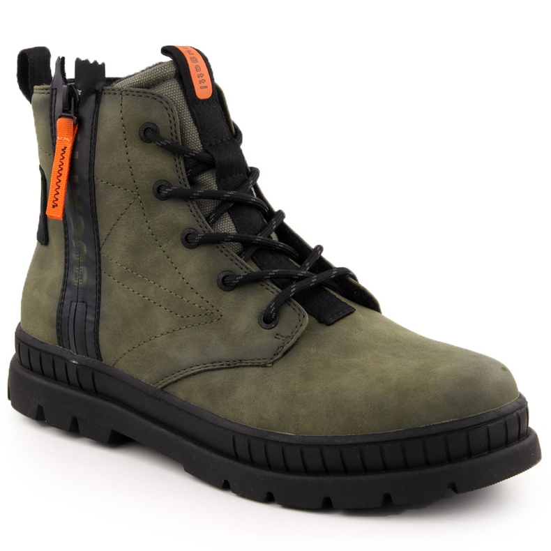 Stivali verdi isolanti da uomo Bugatti OO153046 verde