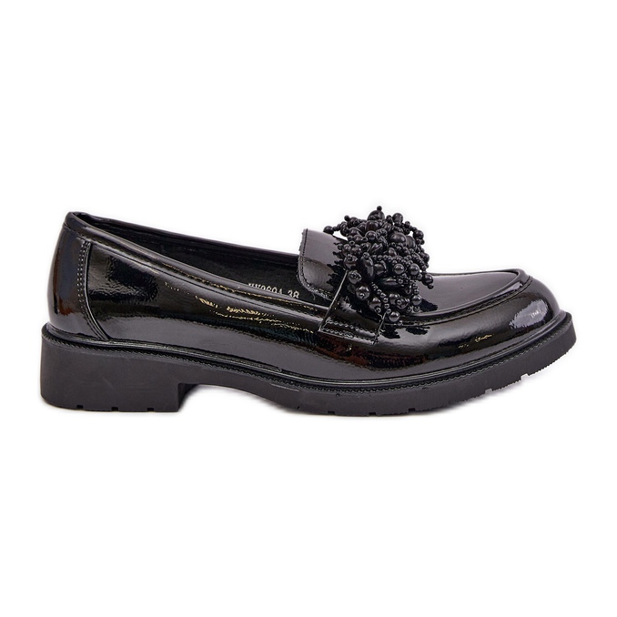 Mocassini in vernice da donna S.Barski HY369A Neri nero