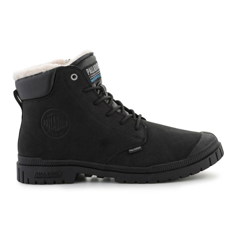 Scarpe Palladium sp20 Cuff in pelle impermeabile Wl 79067-008-M nero