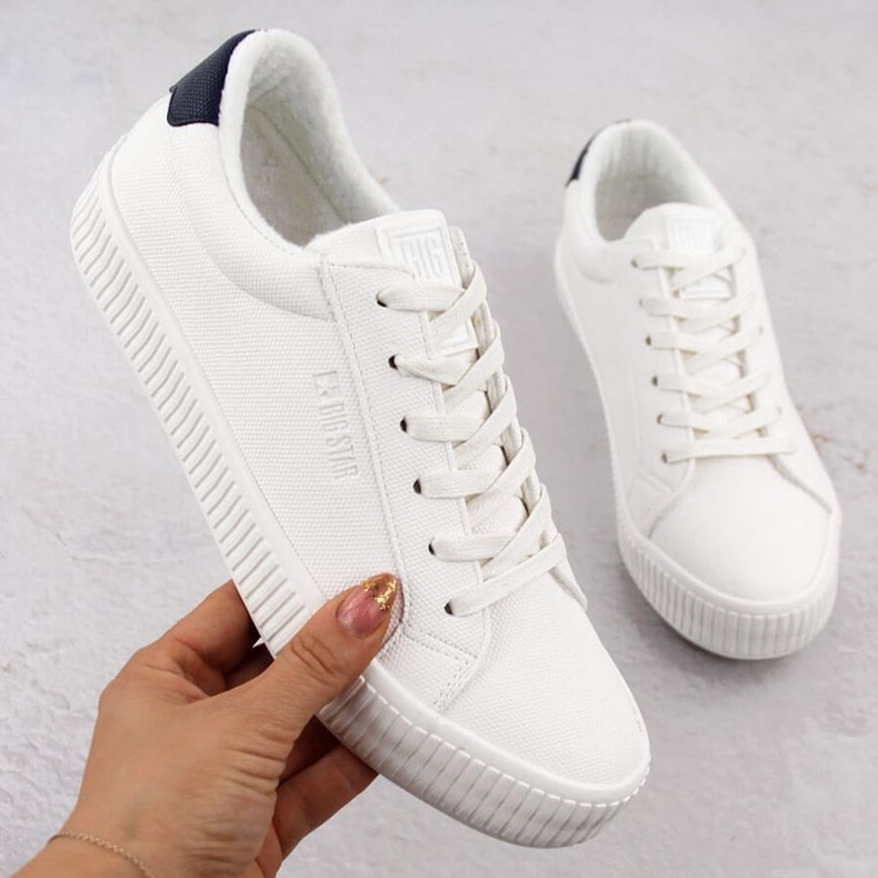 Scarpe da ginnastica isolanti Big Star W OO274A460 INT2063A bianca