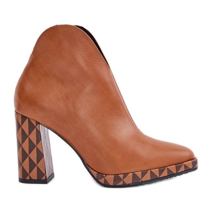 Stivaletti in pelle Laura Messi 2836 Marrone