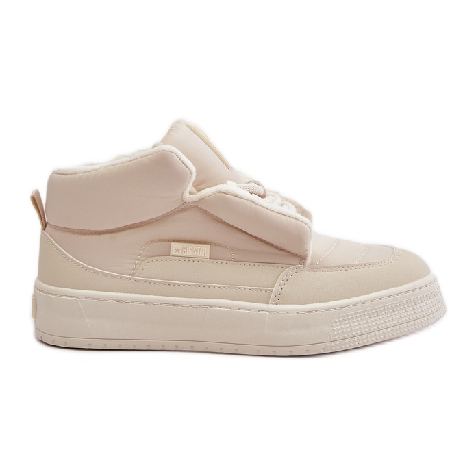 Scarpe da ginnastica isolanti Big Star da donna OO274A531 Crema beige