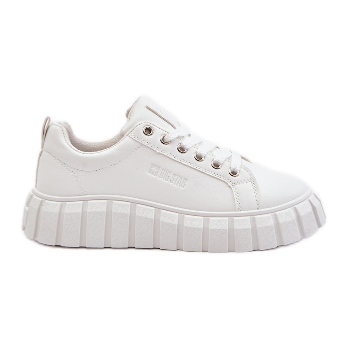 Scarpe da ginnastica isolate da donna Big Star MM274616 Bianche bianca