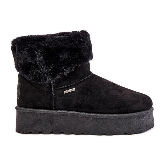 Stivali da neve con plateau e pelliccia Big Star OO274A108 Nero