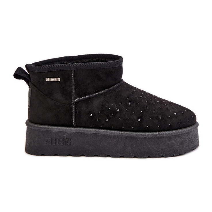 Doposci con decorazione sulla piattaforma Big Star OO274A105 Nero