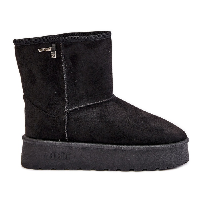 Stivali da neve con plateau alto da donna Big Star OO274898 Nero