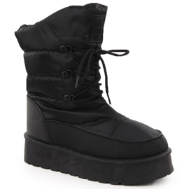 Stivali da neve con plateau neri da donna Big Star OO274884 nero