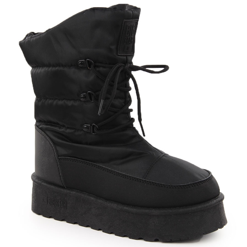 Stivali da neve con plateau neri da donna Big Star OO274884 nero