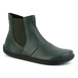 Olivier Stivaletti Chelsea da donna a piedi nudi con cerniera, isolanti 1263, verdi verde