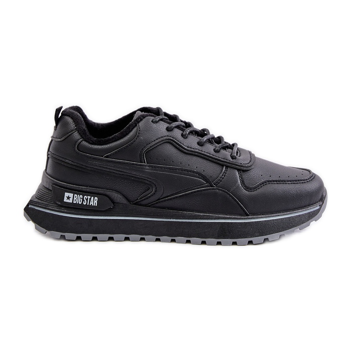 Scarpe da ginnastica isolanti da uomo Big Star OO174675 Sistema HI-POLY Nere nero