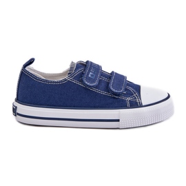 Scarpe da ginnastica con velcro per bambini Big Star OO374010 Blu navy