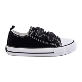 Scarpe da ginnastica con velcro per bambini Big Star OO374008 Nere nero