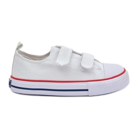 Scarpe da ginnastica con velcro per bambini Big Star OO374009 Bianco