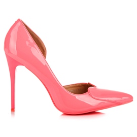 Vices Tacchi a cuore neon rosa