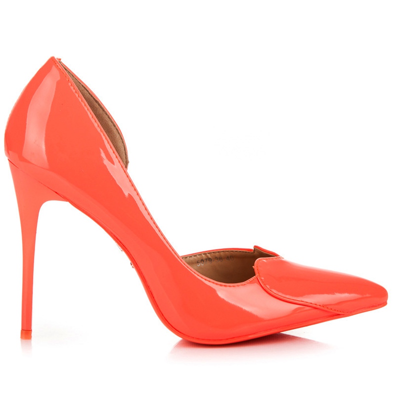Vices Tacchi a cuore neon arancia
