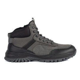 Scarpe da trekking invernali da uomo grigie grigio