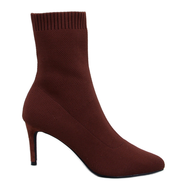 Donatella Stivali a stiletto calzino marroni marrone