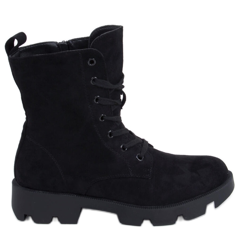 Stivali da lavoro in camoscio Pansy Black nero