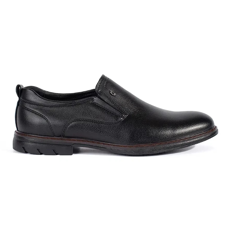 Scarpe slip-on nere da uomo nero